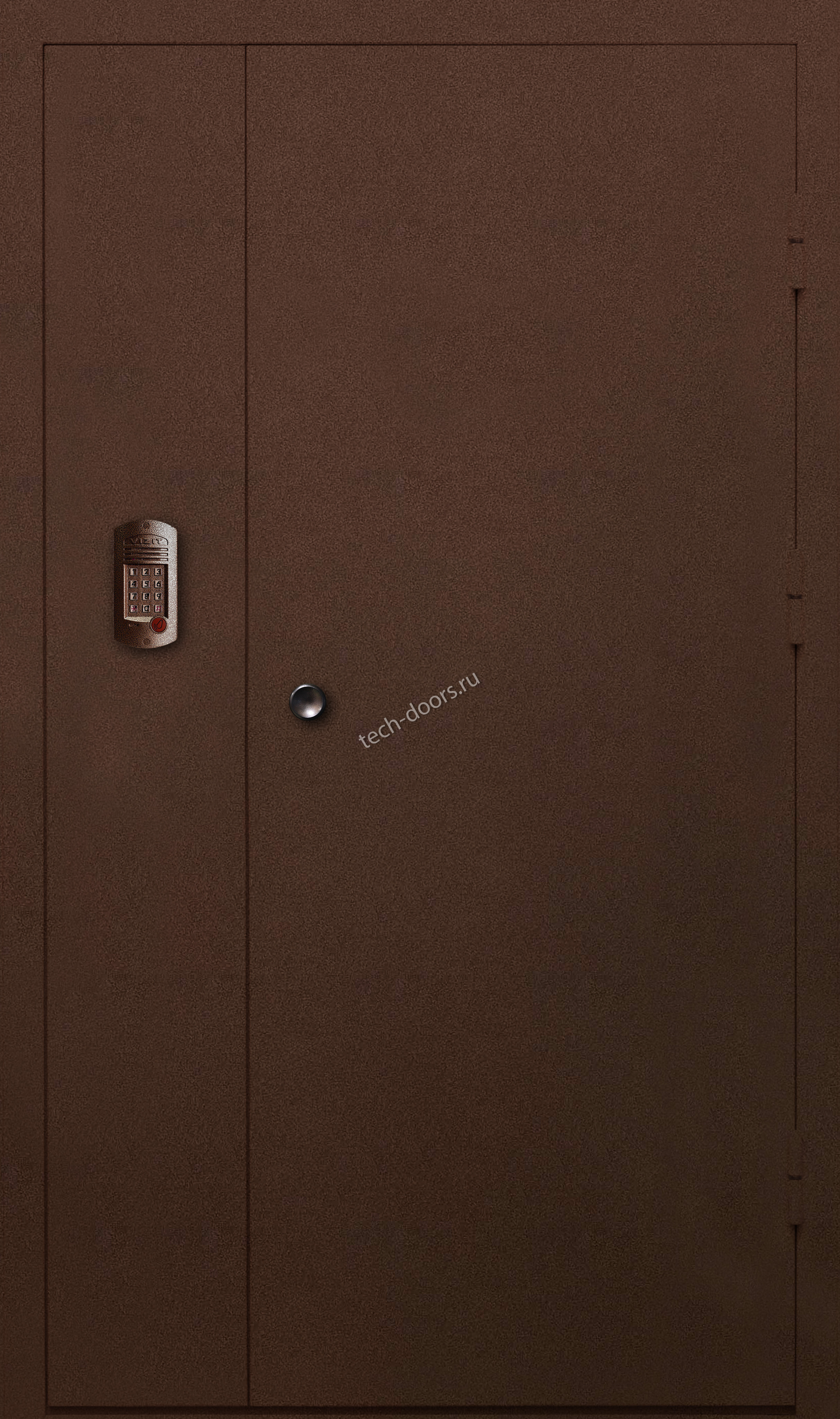 Дверь техническая полуторная 1150x2050